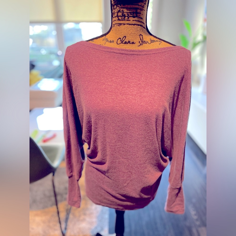Lacozy Women’s Off-Shoulder, Long Sleeve, Pullover Sweater